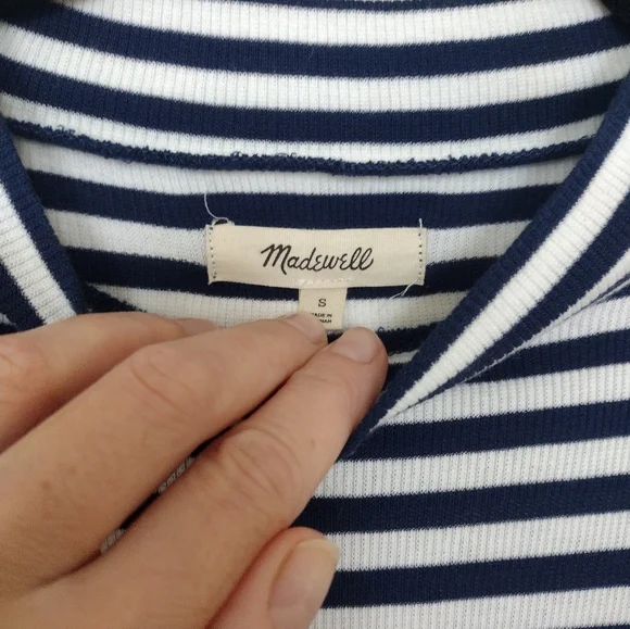 Drapey-rib mock neck top - Picture 3 of 3